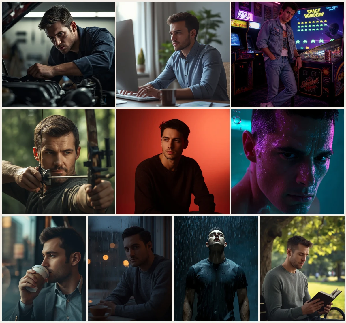 New 10 AI Image Prompts for Men's Professional Style with Corporate Portraiture – image men's professional ai prompts – 10 AI prompt examples