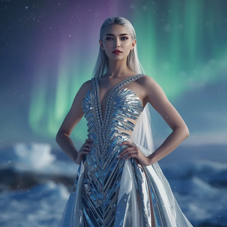Arctic Aurora Fashion Sovereign | Trending prompt in Instagram 2026 — AI image prompt