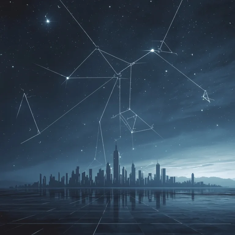 The Neural Network Constellation Landscape | new ai prompt aesthetic — AI image prompt